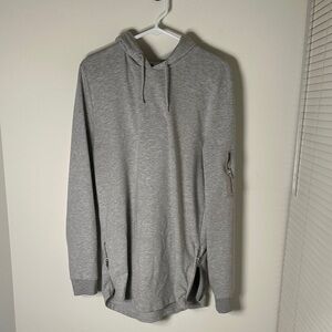 ASOS Heather Gray Casual Hoodie